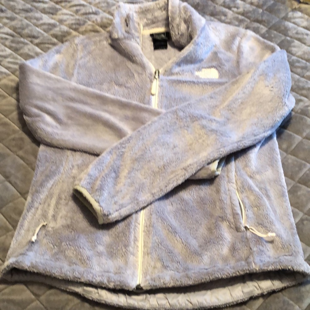 North face Osito light grey sweatshirt size small
